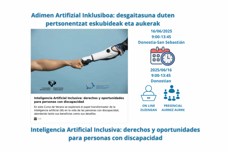 Adimen Artifizial Inklusiboa desgaitasuna duten pertsonentzat eskubideak eta aukerak (3)